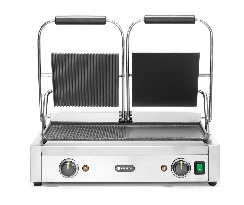 Kontakt grill – dupla verzió – fele sima