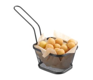 Mélysütő kosár miniatűr egymásra rakható fekete