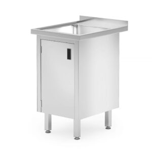 Mosogatós asztal szekrénnyel – heggesztett