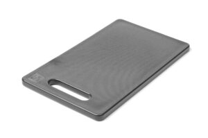 Vágódeszka fogóval – Fekete – 300x200x10 mm