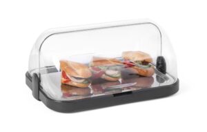 Hűthető bemutatótálca rolltop fedővel – 440x320x205 mm