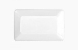 Szögletes tányér 21X13 cm