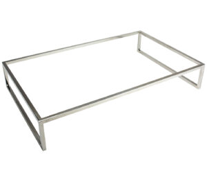 Rozsdamentes acél állvány GN 1/1 alacsony MEZOS