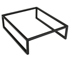 Acél állvány GN 1/2 fekete alacsony  MEZOS