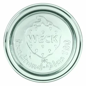 Üvegfedő, 10 cm, Weck, 6 db