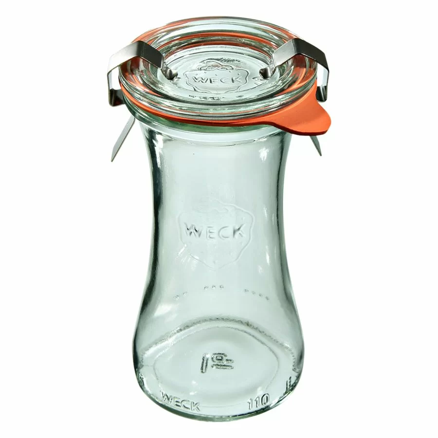 Üveg, 100 ml, készlet, Deli, 6 db