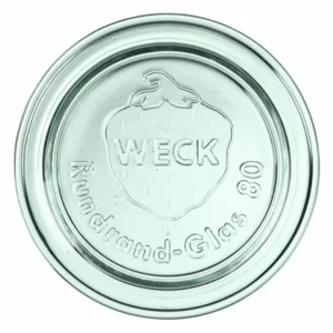 Üvegfedő, 8 cm, Weck, 6 db