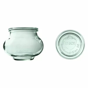 Üveg fedővel, 560 ml, 6 db, Deco